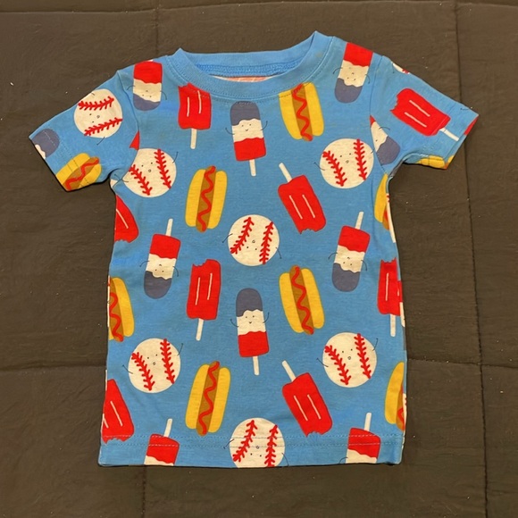 Carters 12m baseball pjs - Picture 2 of 6